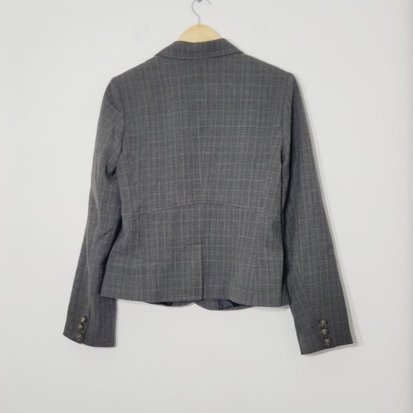 Le Grenier Petite Vintage Blazer Jacket  Gary Button Pockets Businesses Causal - Picture 8 of 11